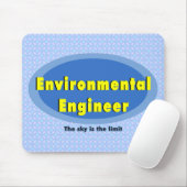 Umweltingenieur Oval Mousepad (Mit Mouse)