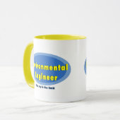 Umweltingenieur Oval Tasse (Vorderseite Links)