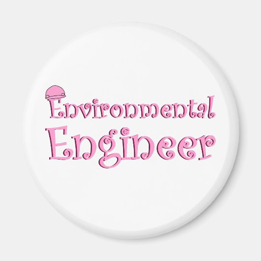 Umweltingenieur Pink Magnet (Vorne)