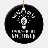 Umweltingenieur und Umweltwissenschaft Keramik Ornament (Hinten)