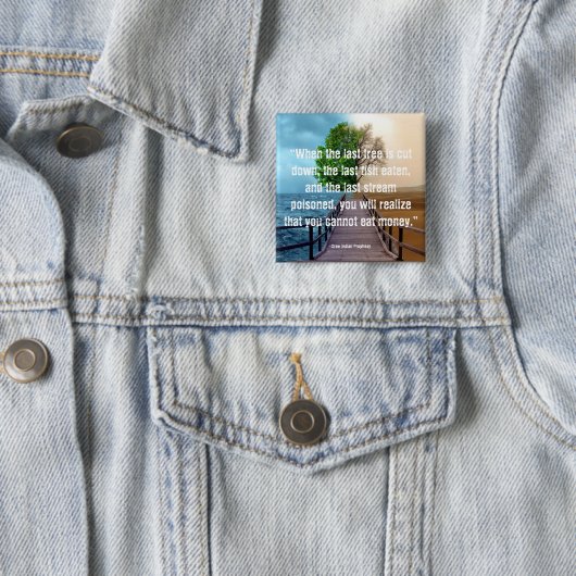 Umweltknopf Button (Beispiel)