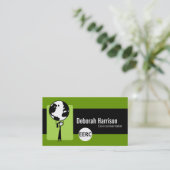 Umweltorientierte Visitenkarten Visitenkarte (Stehend Vorderseite)
