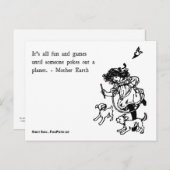 Umweltpostkarte Postkarte (Vorne/Hinten)