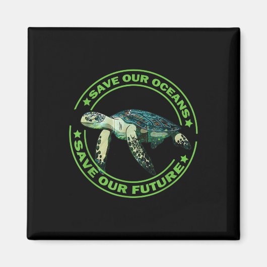Umweltprojekt zum Tag der Schildkröte Magnet (Vorne)