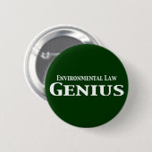 Umweltrecht - Genius-Geschenke Button (Vorne & Hinten)