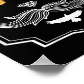 Umweltschutz, Blume, Tiere, Rett N Poster (Ecke)