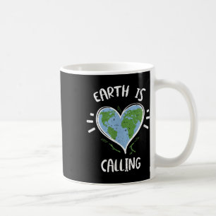 Umweltschutz_ Die Erde ruft an - Erde Kaffeetasse