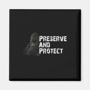 Umweltschutz für Berggorillas Conserva Magnet