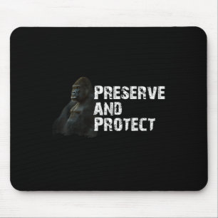 Umweltschutz für Berggorillas Conserva Mousepad