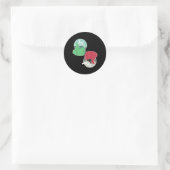 Umweltschutz für den Power erneuerbarer Energien Runder Aufkleber (Tasche)