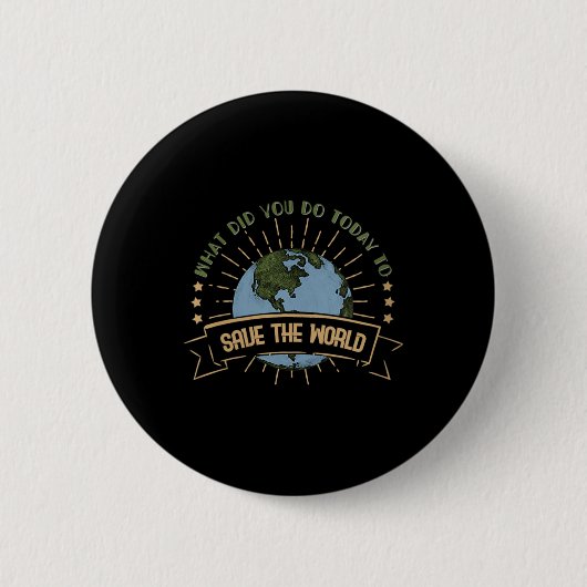 Umweltschutz für Frauen - Klimawandel Button (Vorderseite)