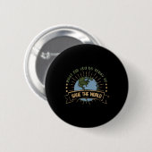 Umweltschutz für Frauen - Klimawandel Button (Vorne & Hinten)