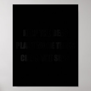 Umweltschutz für Frauen - Rett der Bienen, Poster