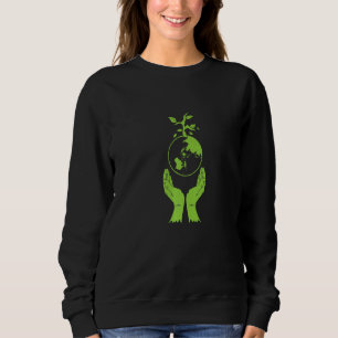 Umweltschutz Grüne Erde Sweatshirt