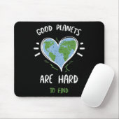Umweltschutz_ Gute Planeten sind schwer.. Mousepad (Mit Mouse)