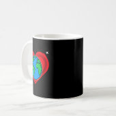 Umweltschutz in der schönen Mutter Erde Kaffeetasse (Vorderseite Links)