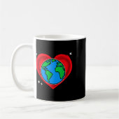 Umweltschutz in der schönen Mutter Erde Kaffeetasse (Links)
