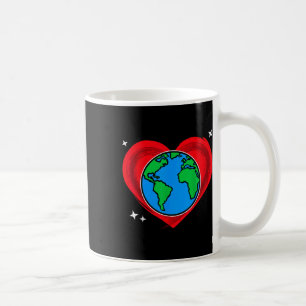 Umweltschutz in der schönen Mutter Erde Kaffeetasse