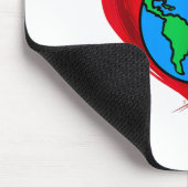 Umweltschutz in der schönen Mutter Erde Mousepad (Ecke)