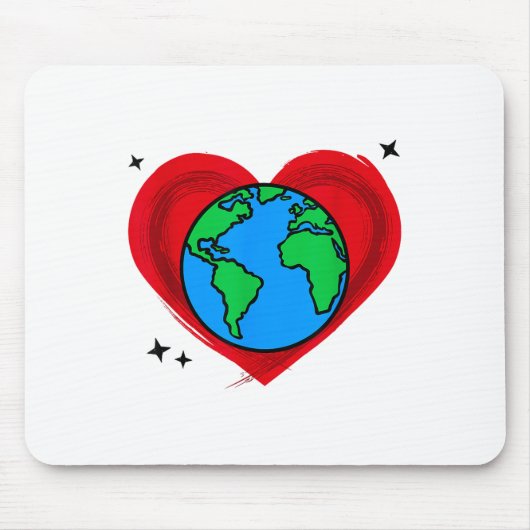 Umweltschutz in der schönen Mutter Erde Mousepad (Vorne)