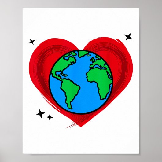 Umweltschutz in der schönen Mutter Erde Poster (Vorne)
