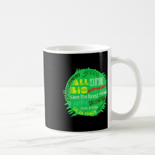 Umweltschutz in der Welt des Waldes L Kaffeetasse (Rechts)