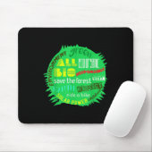 Umweltschutz in der Welt des Waldes L Mousepad (Mit Mouse)