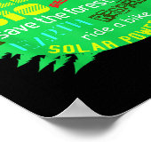 Umweltschutz in der Welt des Waldes L Poster (Ecke)