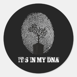 Umweltschutz in meiner DNA-Umgebung Runder Aufkleber