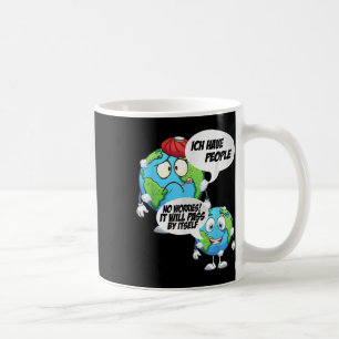 Umweltschutz Krankheit Menschen Erde Kaffeetasse