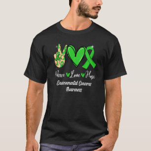 Umweltschutz: Liebe des Friedens Hoffnung Grüne Ri T-Shirt