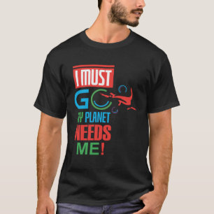 Umweltschutz Naturschutz Planet T-Shirt