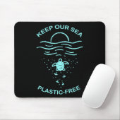 Umweltschutz Plastikfreies Sweatshühnchen Mousepad (Mit Mouse)