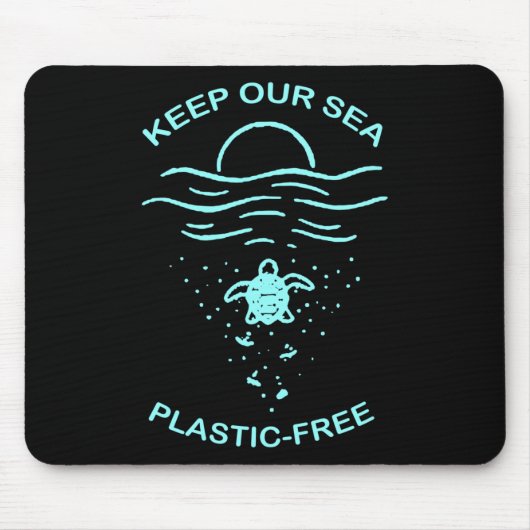 Umweltschutz Plastikfreies Sweatshühnchen Mousepad (Vorne)