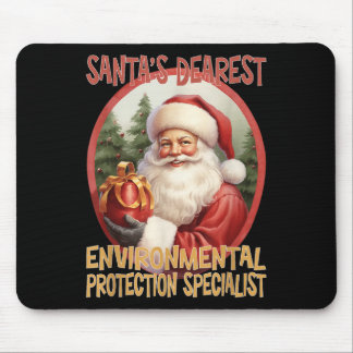Umweltschutz-Spezialist Weihnachten Holi Mousepad
