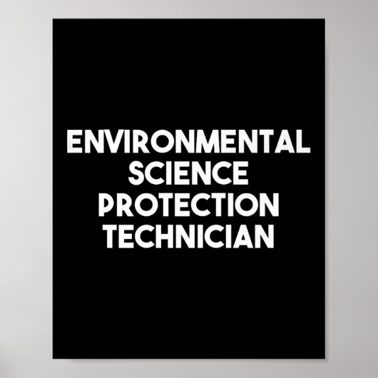 Umweltschutz-Techniker Premiu Poster (Vorne)