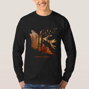 Umweltschutz und Erhaltung Hirsche für T-Shirt