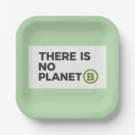 Umweltschützer ohne Planet B  Pappteller
