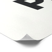 Umweltschützer ohne Planet B  Poster (Ecke)