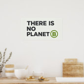 Umweltschützer ohne Planet B  Poster (Küche)