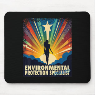 Umweltspezialist Funny Female H Mousepad
