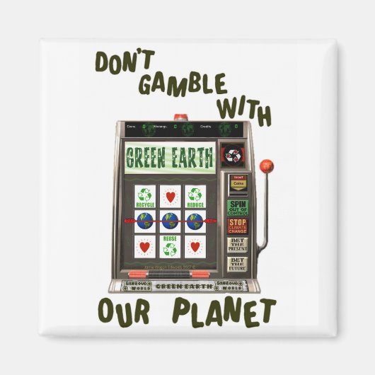 Umweltspiel des Earth Day Magnet (Vorne)