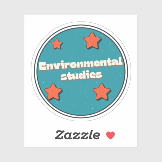 Umweltstudien Aufkleber (Blatt)