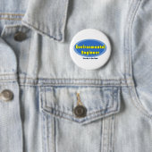 Umwelttechniker Blue Oval Button (Beispiel)