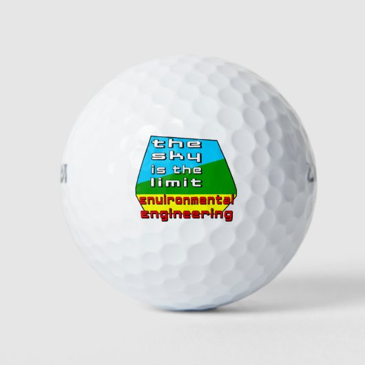 Umwelttechnische Begrenzung von Golfbälle (Vorderseite)