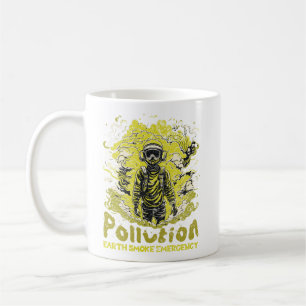 Umweltverschmutzungsnotstand Kaffeetasse