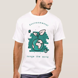 Umweltwandel die Welt Öko-Spross T-Shirt