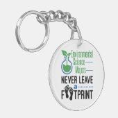 Umweltwissenschaftliche Großmeister Verließ niemal Schlüsselanhänger (Vorderseite links)