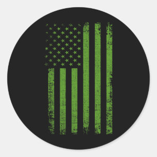 Umweltzeichen der USA Runder Aufkleber