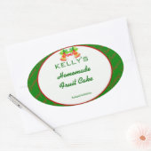 Umweltzeichen Ovaler Aufkleber (Umschlag)